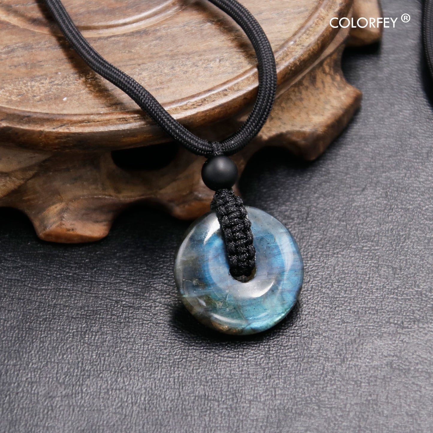 Labradorite Crystal Necklace for Men and Women