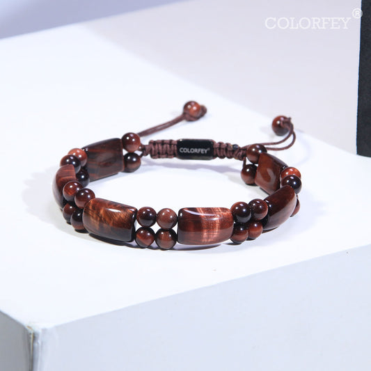 Red Tiger Half Moon bracelet