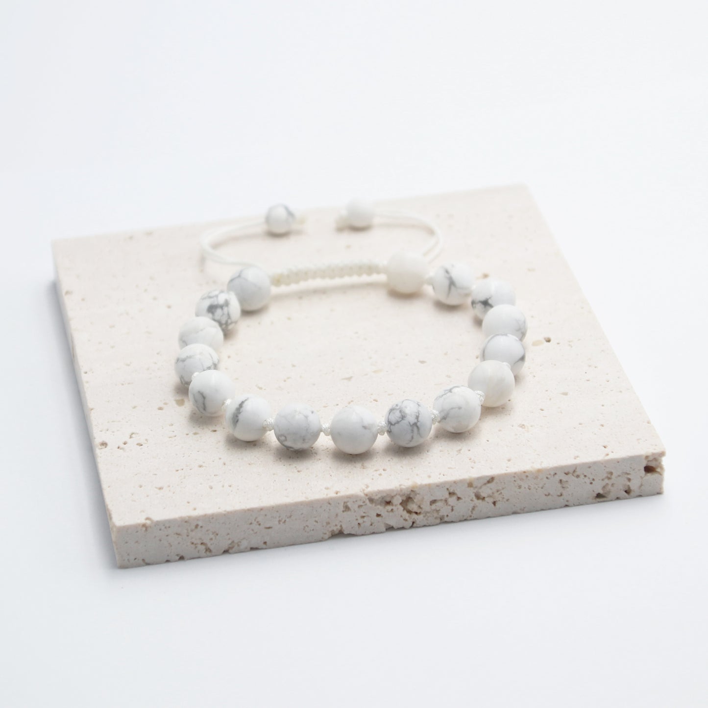 Howlite Gemstones Bracelet 8mm