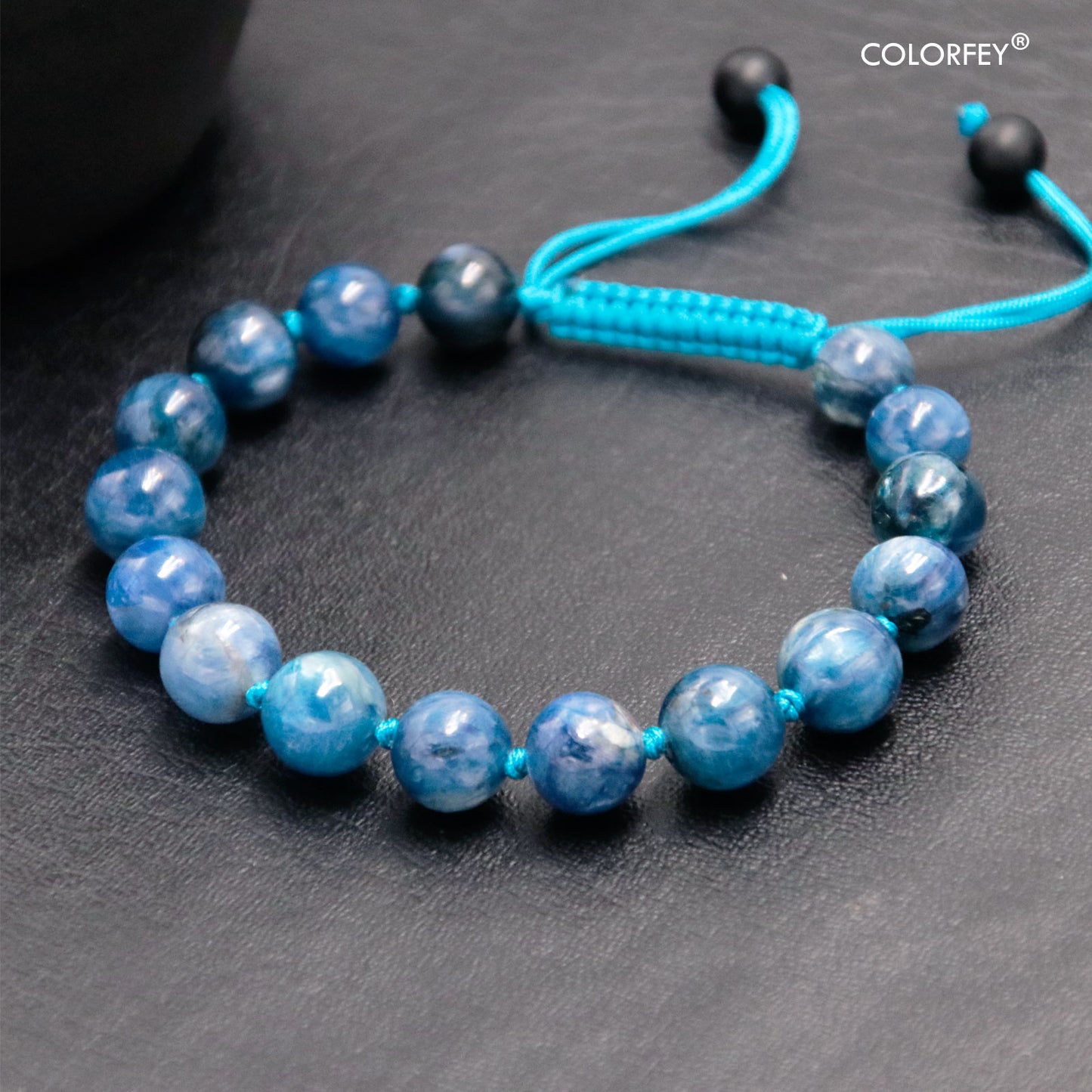 Kyanite Crystal Bracelet 8mm