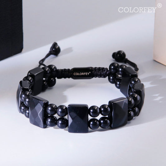 Obsidian bracelet