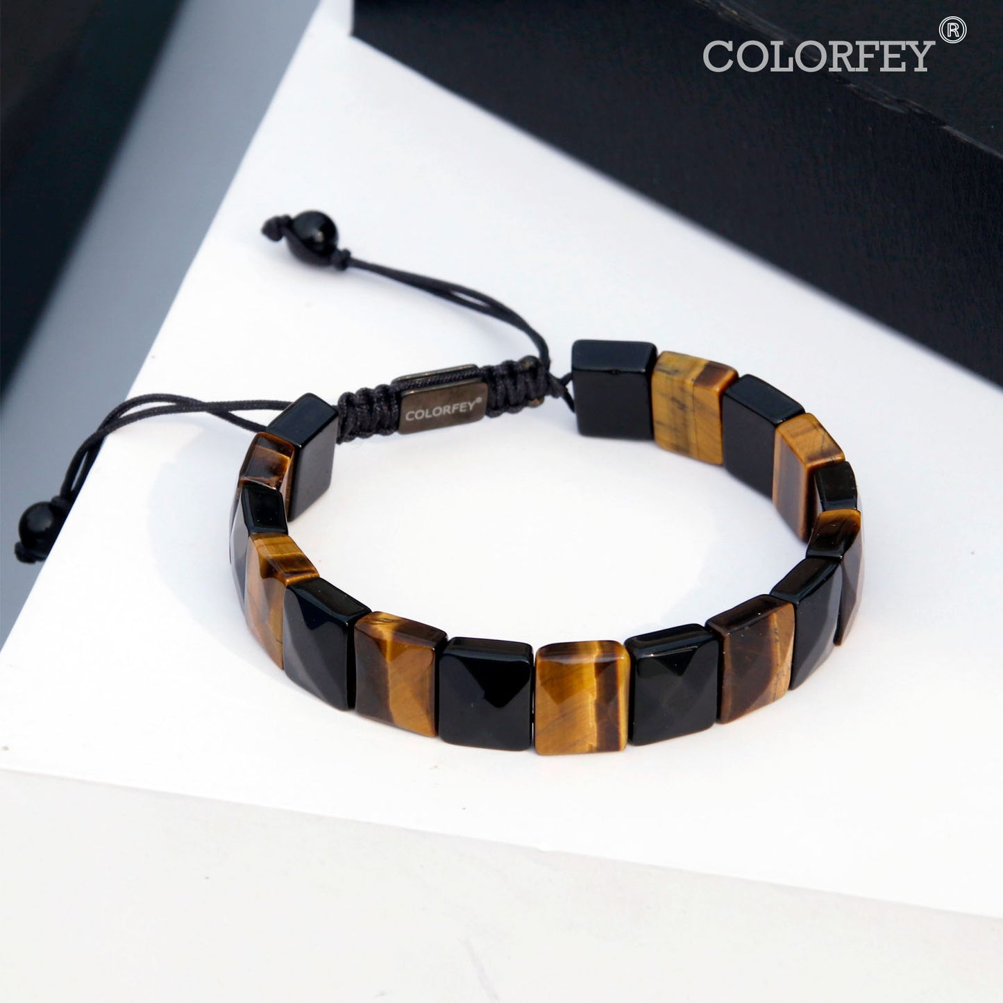 tiger eye obsidian bracelet