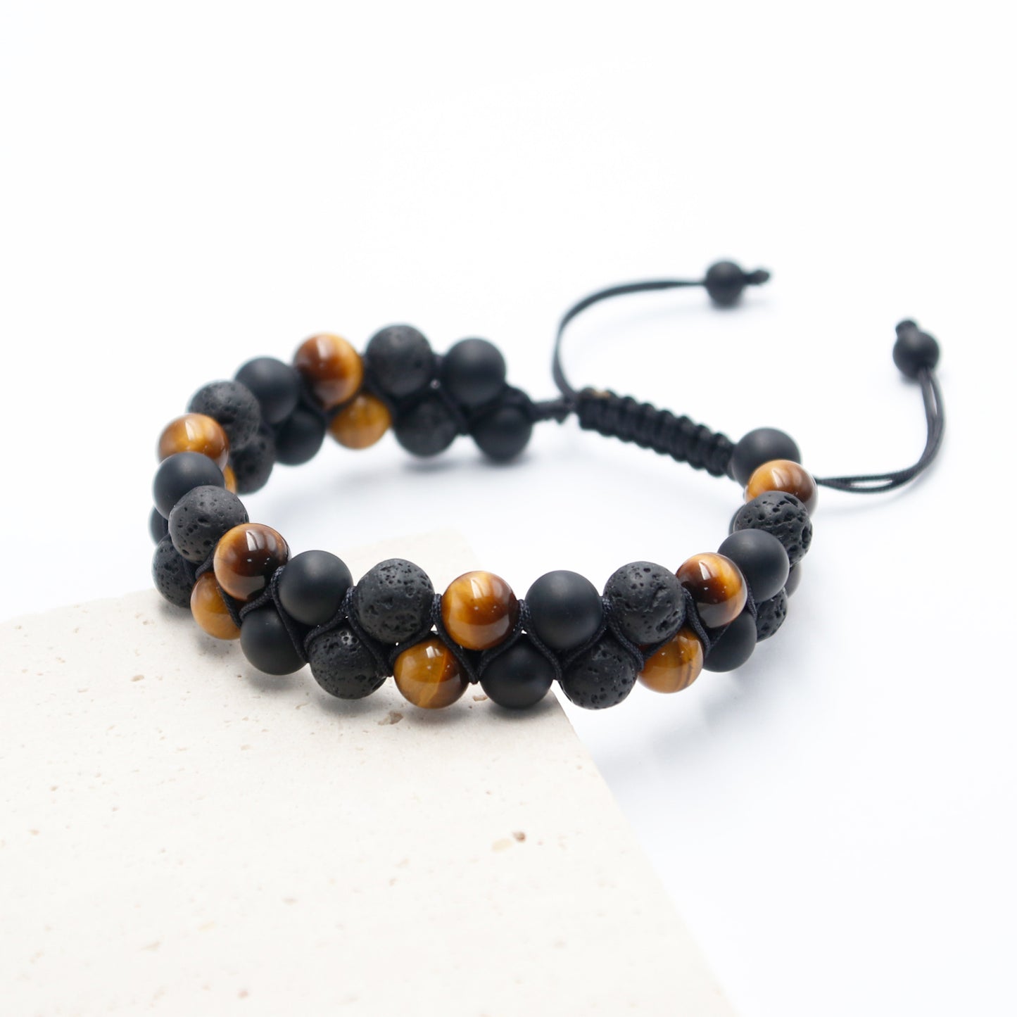 Tiger Eye Triple Protection Bracelet 8mm