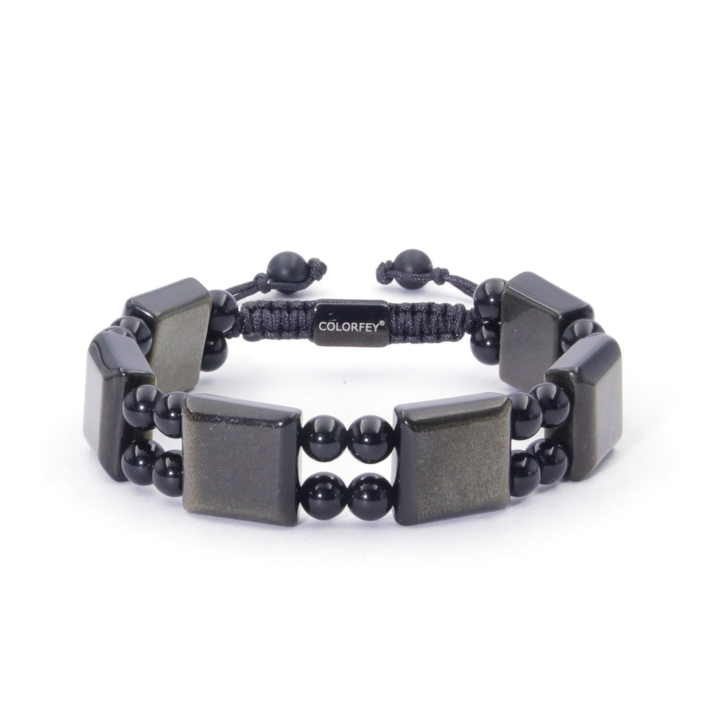 gloden obsidian bracelet