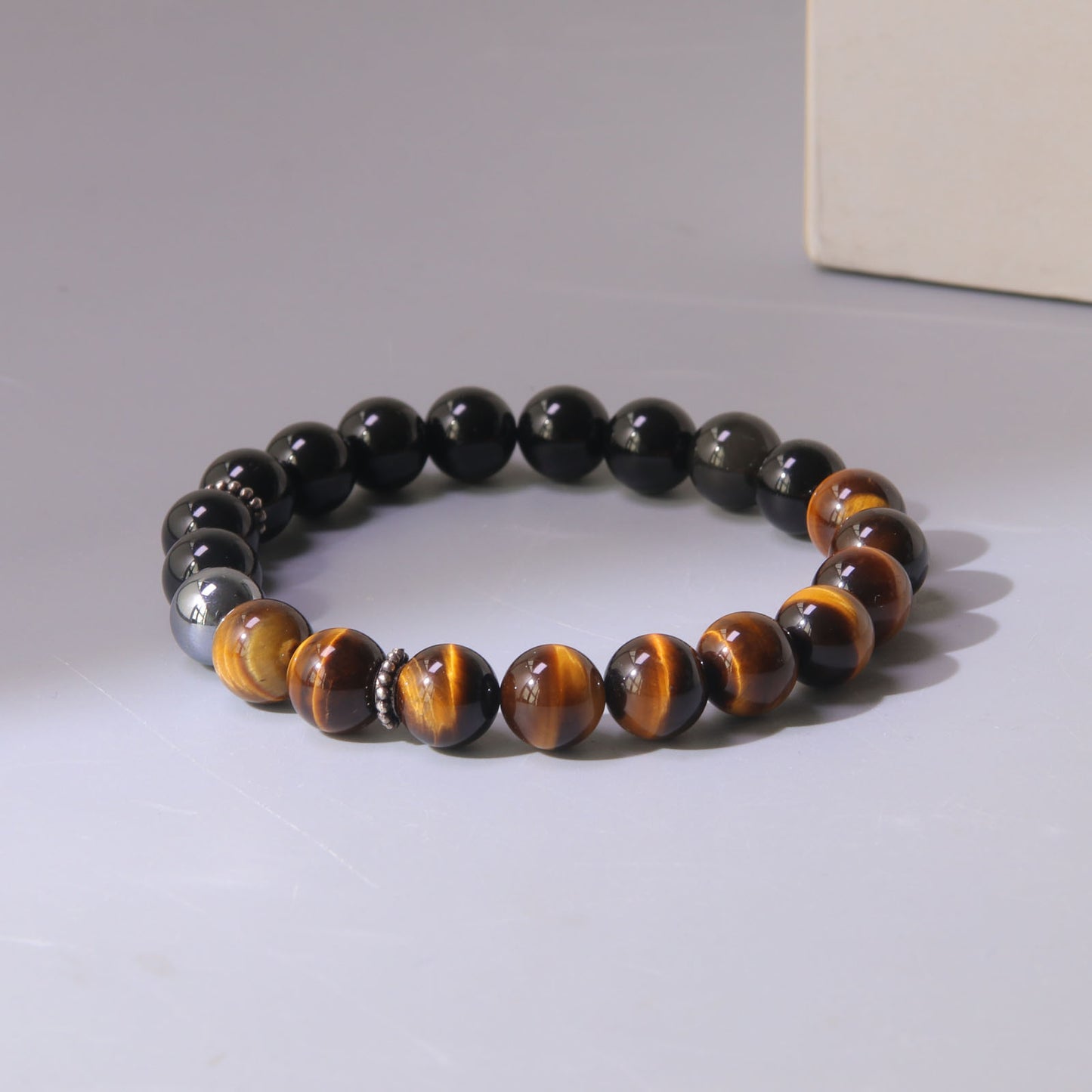 Tiger eye &Terahertz Bracelet