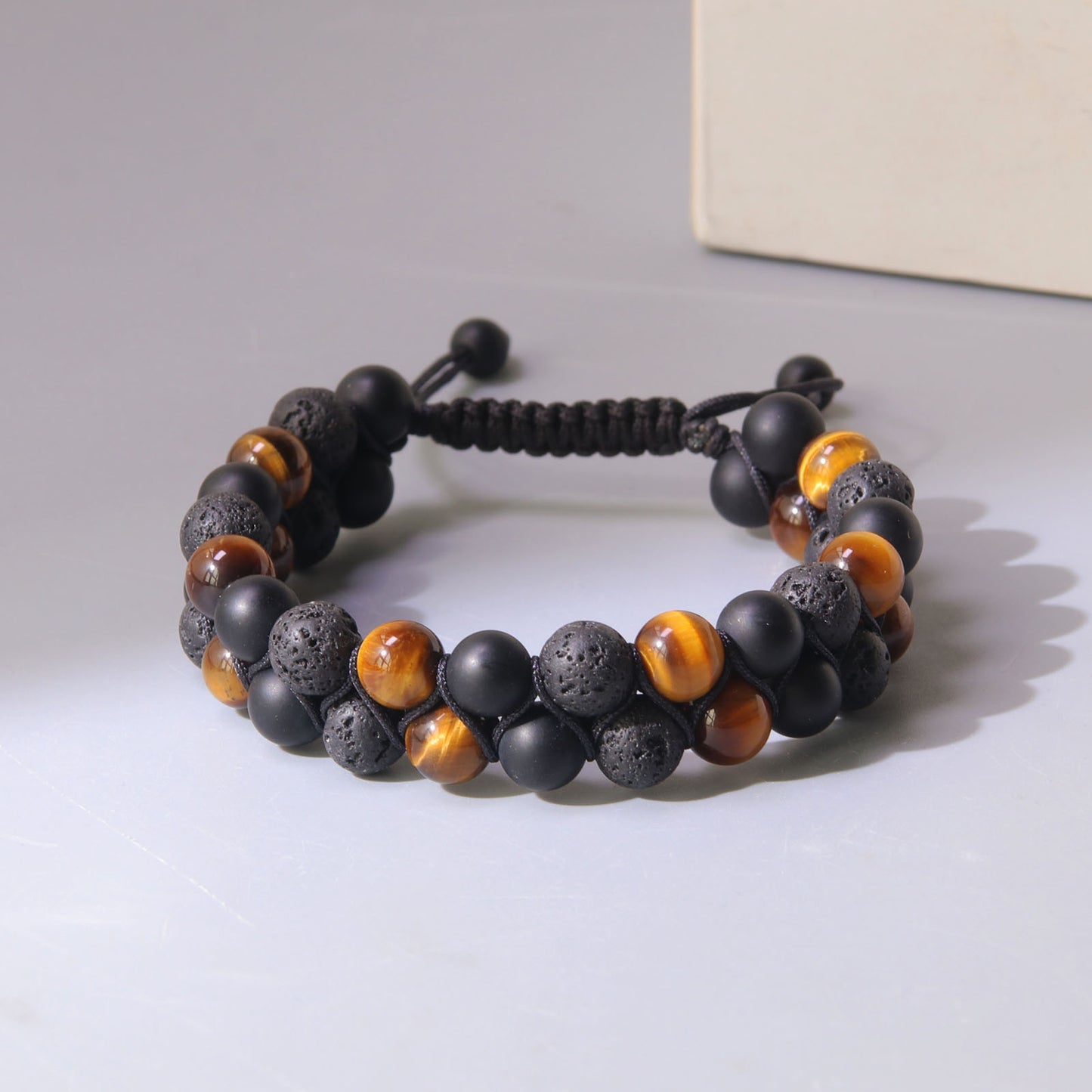 Tiger Eye Triple Protection Bracelet 8mm