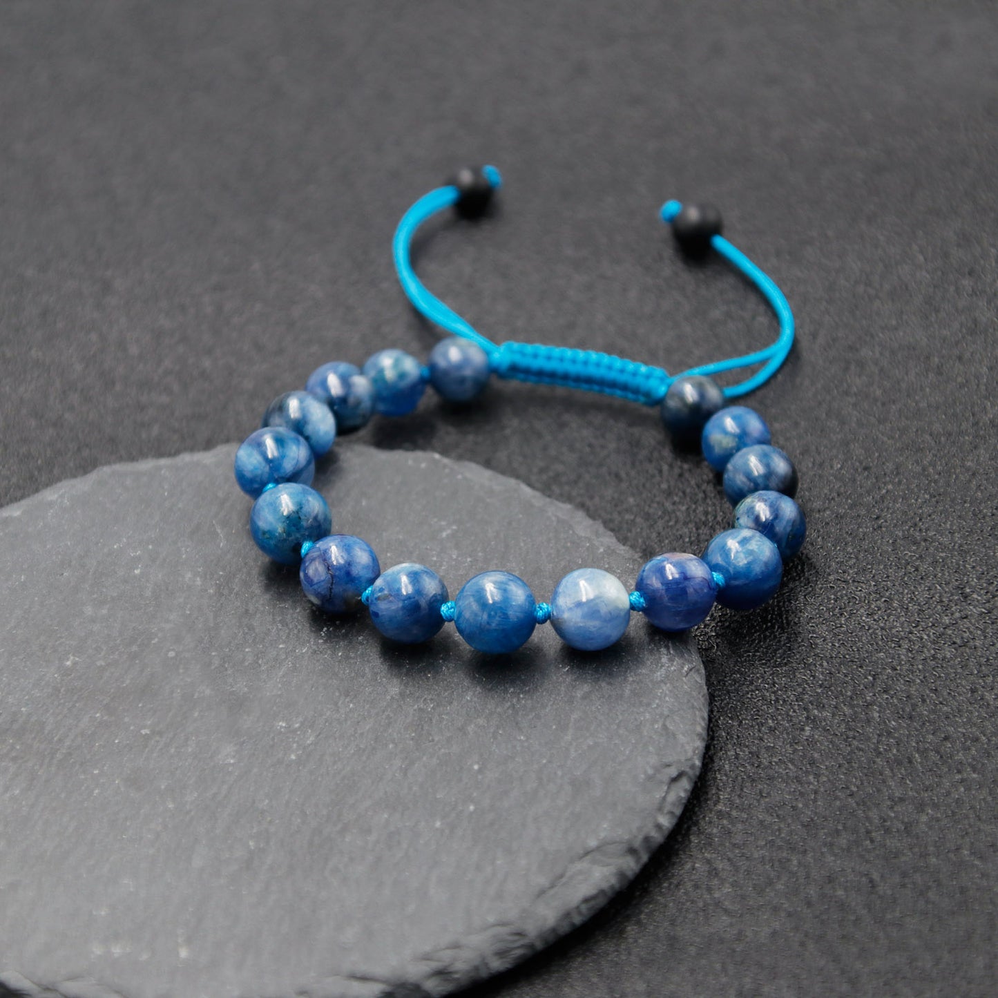 Kyanite Crystal Bracelet 8mm